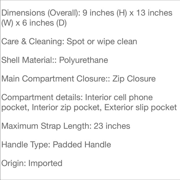 UNIVERSAL THREAD Brown Faux Leather π Handbag - Picture 8 of 8